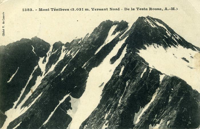 1383. - Mont Ténibres (3.031 m.) Versant Nord de la Testa Rossa, A.-M
