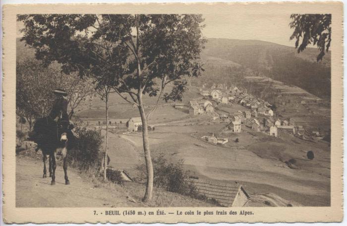 7. Beuil (1450 m) en été - le coin le plus frais des Alpesiècle