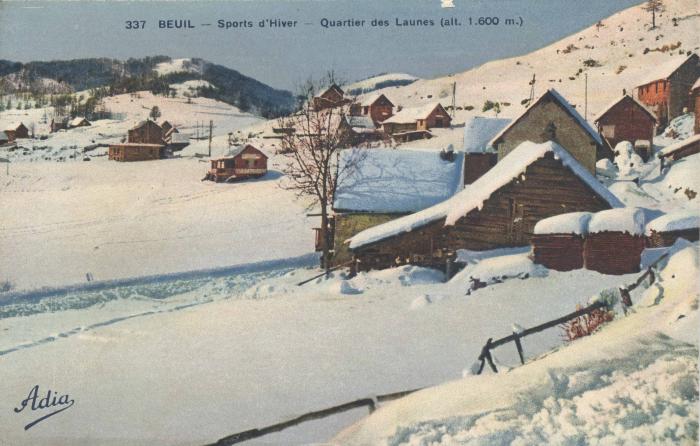 337. Beuil - Sports d'hiver - Quartier des Launes (alt. 1600 m)