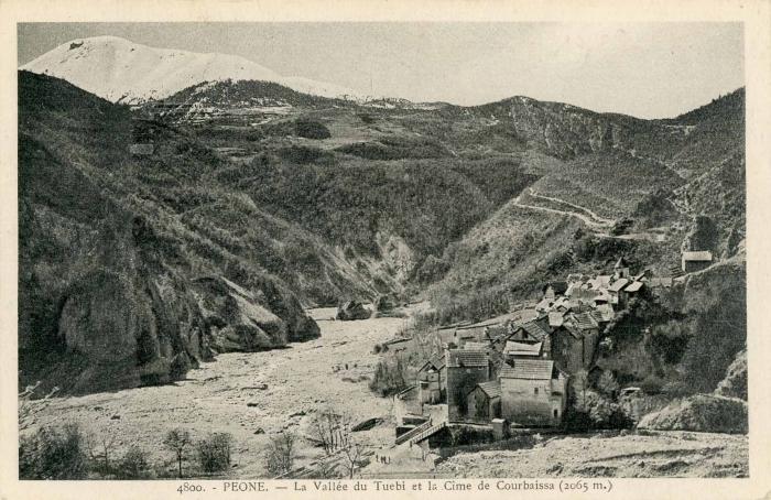 4800. - PEONE - La Vallée du Tuebi et la Cime de Courbaissa (2065 m.)